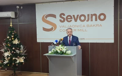 Novogodišnji koktel Valjaonice bakra Sevojno