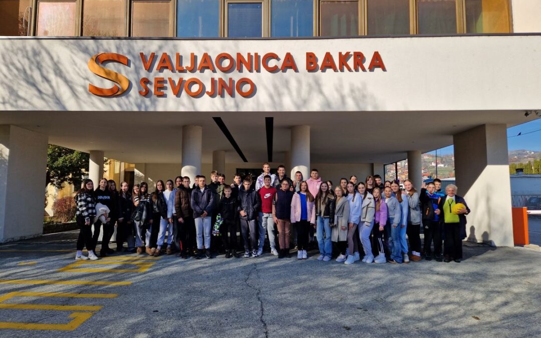 Učenici OŠ „Aleksa Dejović“ posetili Valjaonicu bakra Sevojno