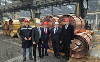 Delegacija kompanije Sellier & Bellot u poseti Valjaonici bakra Sevojno